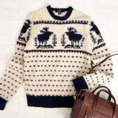 ノルディック柄 ネイビー