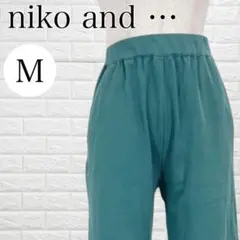 ニコアンド ワイドパンツ フレア ベルボトム ハイウエスト A3680