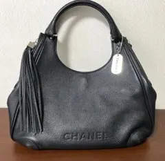 CHANEL ショルダーバッグ ブラック タッセル付のサムネイル