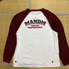 M&M CUSTOM PERFORMANCE MANDM ラグラン　tシャツ L