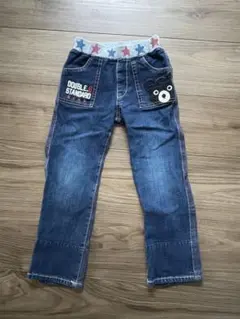 ミキハウス DOUBLE STANDARD デニムパンツ クマ刺繍