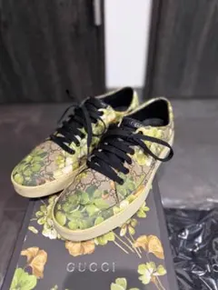 GUCCI BLOOMS ローカットスニーカー 27 407343 箱付 正規品