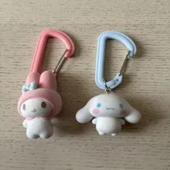 Sanrio カラフルカラビナマスコットチャーム　シナモロール　マイメロディ