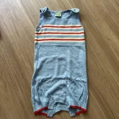 FUB ノースリーブニットロンパース　74