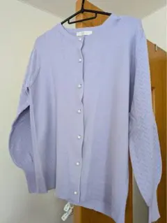 grove 3L カーディガン　ラベンダー