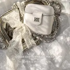 darich キャビアスキンレザースモールポーチ ノベルティ