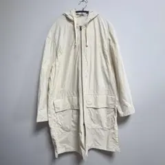 ユニクロU フーデッドコート ナチュラル Sサイズ