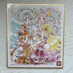 【匿名発送】プリキュア色紙アートキュアフローラ.フェリーチェ.アンジュ.ウィング