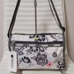 2734　レスポートサック　ショルダーバッグ　花　ボタニカル　未使用