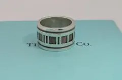 ティファニー アトラスリング 廃盤モデル ワイドリング S925 TC03