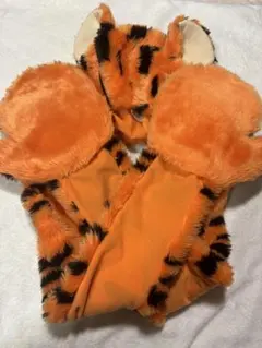 ティガー　マフラーキャップ　マフラー　ファンキャップ　ディズニー　オレンジ
