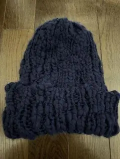 ネイビー ニット帽 フリーサイズ