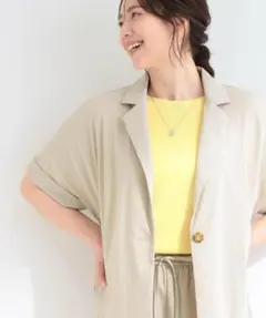 SHOO LA RUE 半袖ジャケット 接触冷感素材　新品未使用☆SALE☆のサムネイル