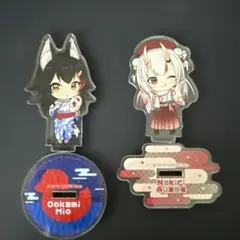 ホロライブ 豊島園庭の湯コラボ 大神ミオ、百鬼あやめアクリルスタンド