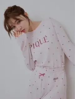 gelato pique ハート柄ルームウェアセット