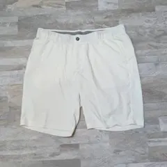 ★立春セール★アンダーアーマー ゴルフ ショートパンツ ホワイト 2XLサイズ