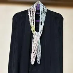 グラデーション編みスヌード