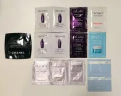 コスメデコルテ、プレディア、アクセーヌ、シャネル　サンプルセット