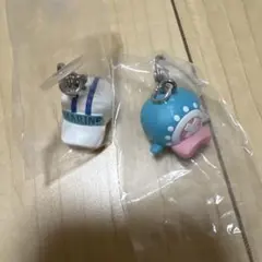 ワンピース　めじるしアクセサリー　海軍の帽子　チョッパーキーホルダーセット