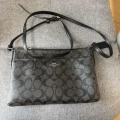 消*ょ様 Coach ショルダーバッグ ブラック