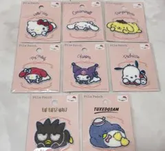 【新品未開封】サンリオ　パイルワッペン8点セット