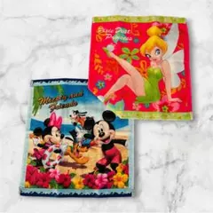 新品 未使用 ディズニー タオル 2枚セット ミッキー ティンカーベル