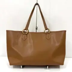 美品 濱野皮革工藝 HAMANO トートバッグ ハンドバッグ クラウン 紋章