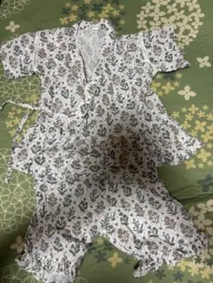 Ampersand 小花柄 甚平 セットアップ