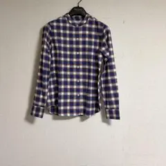レディース　鎌倉シャツ　スタンドカラー　起毛コットン　チェックシャツ