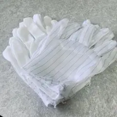 ①【10組セット】手袋 静電気防止　滑り止め ストライプ