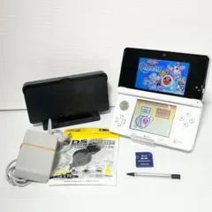 任天堂 ニンテンドー 3DS 本体 アイスホワイト タッチペン 充電器 2GB