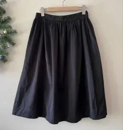 ⭐️ZARA WOMAN ザラウーマン　フレアスカート ブラック黒⭐️