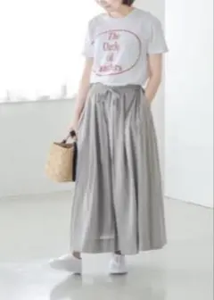 北欧、暮らしの道具店/パンツ派さんにもおすすめのギャザースカート
