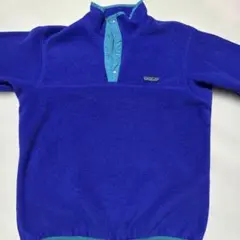 希少 80s 三角タグ パタゴニア スナップT USA製 パープル Sサイズ