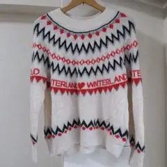 ノルディック風のHMのセーター