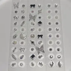 【サービス品】耳ツボジュエリー　60粒 まとめ売り　シルバー