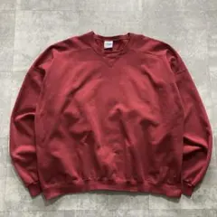 【USA製】90s DISCUS ディスカス 表記2XL 前V 無地 スウェットのサムネイル