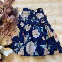 ❤️carter'sカーターズ❤️フラワープリントワンピース12ヶ月サマードレス美品