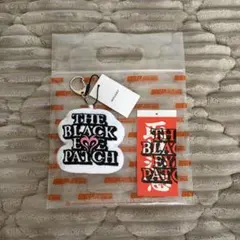 ブラックアイパッチ moussy キーホルダー　袋、ステッカー付き