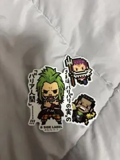 onepieceワンピースステッカーセット バルトロメオ カタクリ クロコダイル