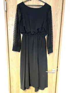 フォーマルにもOK☺︎ ロングワンピース　ブラック