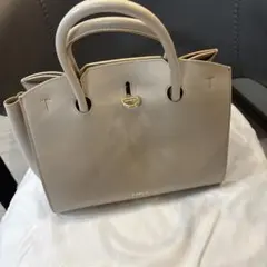 FURLA ベージュ ハンドバッグ ショルダーストラップ付き