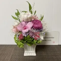 特選仏花　 　特大 蓮の花 造花無し　一基 プリザーブドフラワー　花器付き 特選仏花 蓮の花 一基 造花無し プリザーブドフラワ花瓶付き - メルカリ