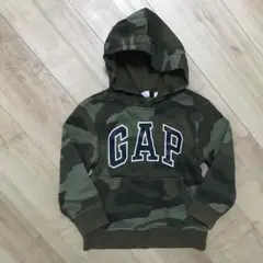 gapKIDS 明細柄 長袖トレーナー 裏起毛トレーナー パーカー カモフラ