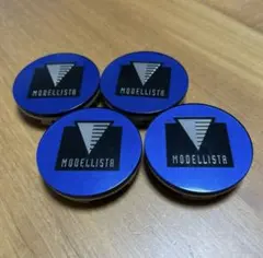 MODELLISTA モデリスタ アルミ センターキャップ ブルー 4枚セット