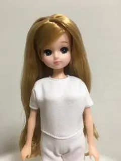 リカちゃん　スタイリッシュドール　 フルールデートスタイル 紫ドレス、靴付き