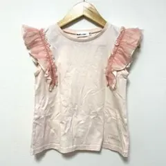 Noeil aime BeBe フリルTシャツ ピンク 130cm