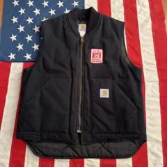 USA製 carhartt ダックベスト ブラック XL 00s 腰ゴム - メルカリ