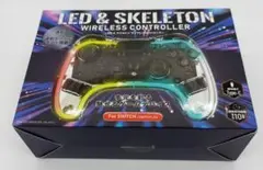 新品　任天堂Switch　LED & SKELETON CONTROLLER
