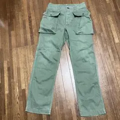 FOBFACTORY モンキーパンツ P44 サイズM ODカラー ヘリンボーン